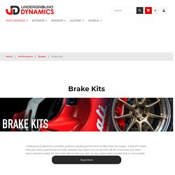 Automobile Performance Brake Kits