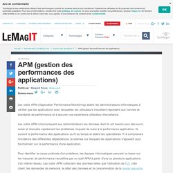 Que signifie APM (gestion des performances des applications)? - Definition IT de Whatis.fr