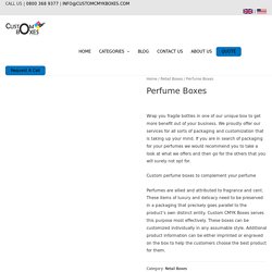 Perfume Boxes - BCB