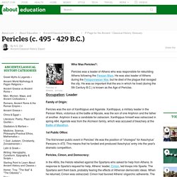 Pericles (Leader of Athens) Biography