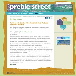 Preble Street: Perilous wind chills drive hundreds into Portland homeless shelters