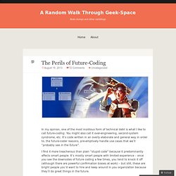 A Random Walk Through Geek-Space