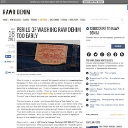 Rawr Denim - Home of Everything Raw and Denim