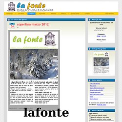 Periodico La Fonte - copertina marzo 2012