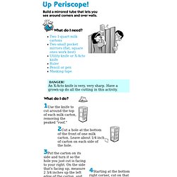 Science Activity: Make a Periscope