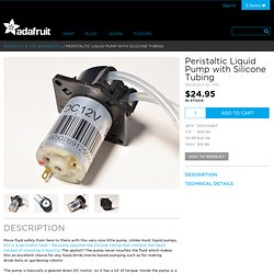 Peristaltic Liquid Pump with Silicone Tubing ID: 1150 - $24.95