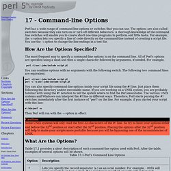 Command-line Options