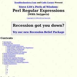 Perl Regular Expressions