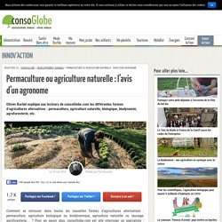 Permaculture ou agriculture naturelle : l'avis d'un agronome