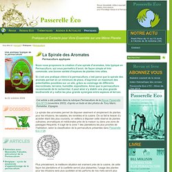 La Spirale des Aromates - Permaculture appliquée - Permaculture