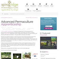 Advanced Permaculture Apprenticeship