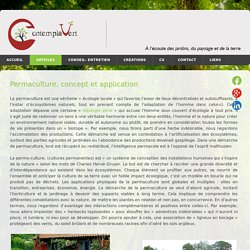 Permaculture, concept et application