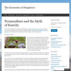 Permaculture and the Myth of Scarcity