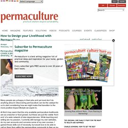 permaculture, livelihood, design, diversify, polyincome