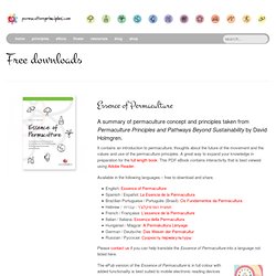 Permaculture Ethics and Design Principles Poster