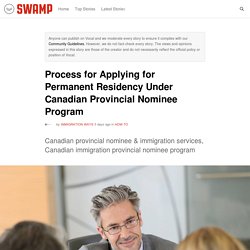 Process for Applying for Permanent Residency Under Canadian Provincial Nominee Program - Immigration Ways