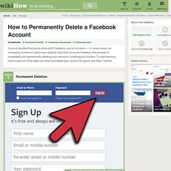 How to Permanently Delete a Facebook Account: 20 steps (with pictures)