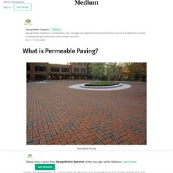 Get Best Permeable Paving solution