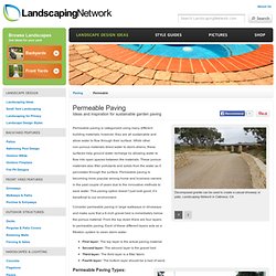 Permeable Paving Options