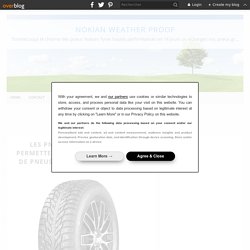 Les pneus tout temps vous permettent d'utiliser un seul jeu de pneus pendant toute l'année - Nokian Weather Proof