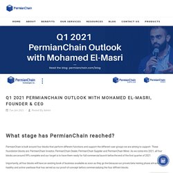Q1 2021 PermianChain Outlook with Mohamed El-Masri, Founder & CEO