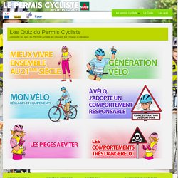 Permis Cycliste - PLUS DE VELO = MOINS DE CO2 !