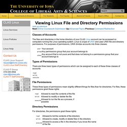 Linux Support, College of Liberal Arts & Sciences, The University of Iowa