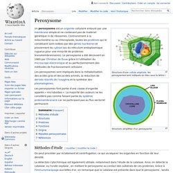 Peroxysome