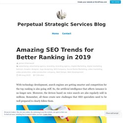 Amazing SEO Trends for Better Ranking