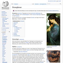 Persephone (Mythologie)