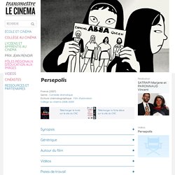 Le film Persepolis sur le site Trasmettre Le cinéma