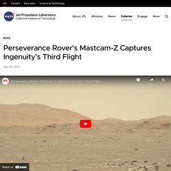 Perseverance Rover's Mastcam-Z Captures Ingenuity's Third Flight