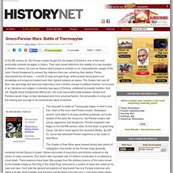 Greco-Persian Wars: Battle of Thermopylae