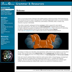 Persian Online – Grammar & Resources