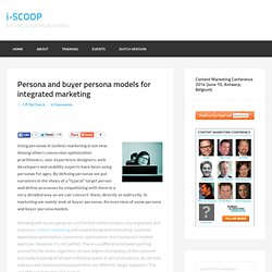 Content marketing personas: an introduction