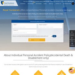 Personal Accident Insurance Plan