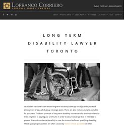 Best Long Term Disability Lawyer in Scarborough - Lofranco Corriero