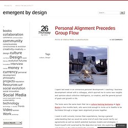 Personal Alignment Precedes Group Flow