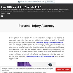 Personal Injury Attorney - Law Offices of Atif Sheikh
