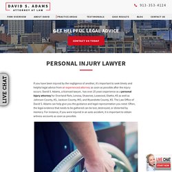 Personal Injury Attorney in Overland Park, Lenexa & Olathe, KS