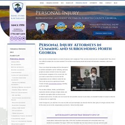 Personal injury Attorneys in Cumming Georgia