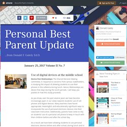 Personal Best Parent Update