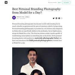 Best Personal Branding Photography from Model for a Day?