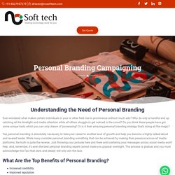 Personal Branding Agency in India, Personal Branding Service