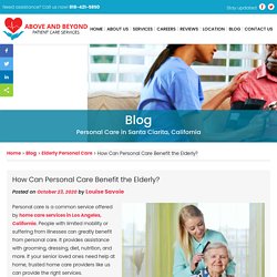 How Can Personal Care Benefit the Elderly?