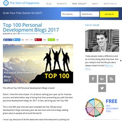 Top 100 Personal Development Blogs 2016