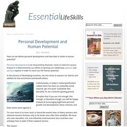 Personal Development and Human Potential