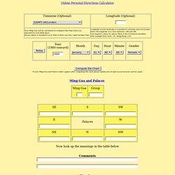 Online Personal Directions Calculator