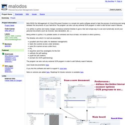 malodos - Personal Document Managements System
