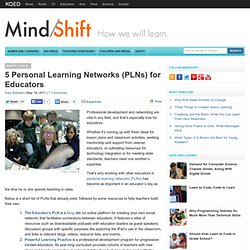 5 Personal Learning Networks (PLNs) for Educators